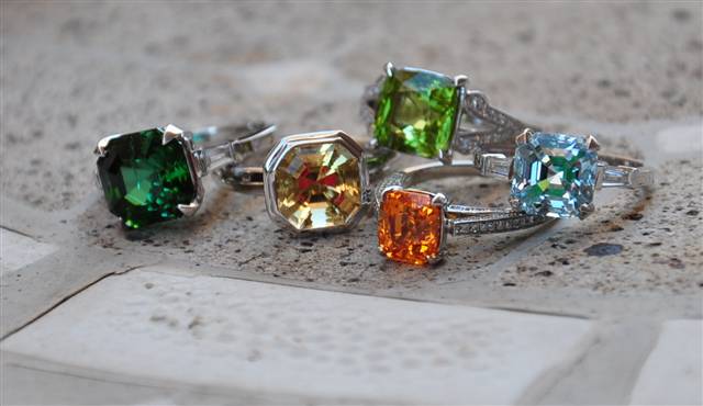 LaurenThePartier's Square Step Cut Rings