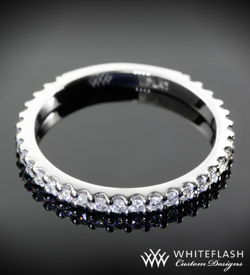 Platinum Amphora Diamond Wedding Band