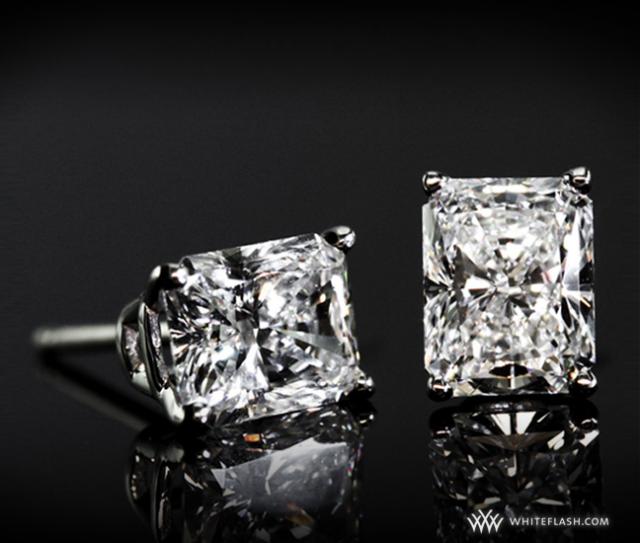 Radiant Diamond Earrings