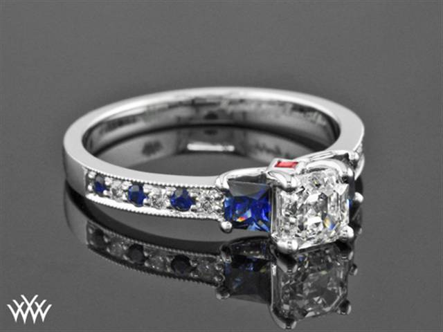 Red, White, Blue and Asscher