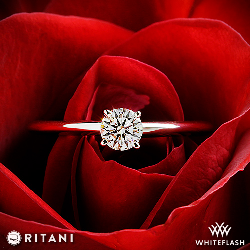 Ritani Knife-Edge Solitaire Engagement Ring