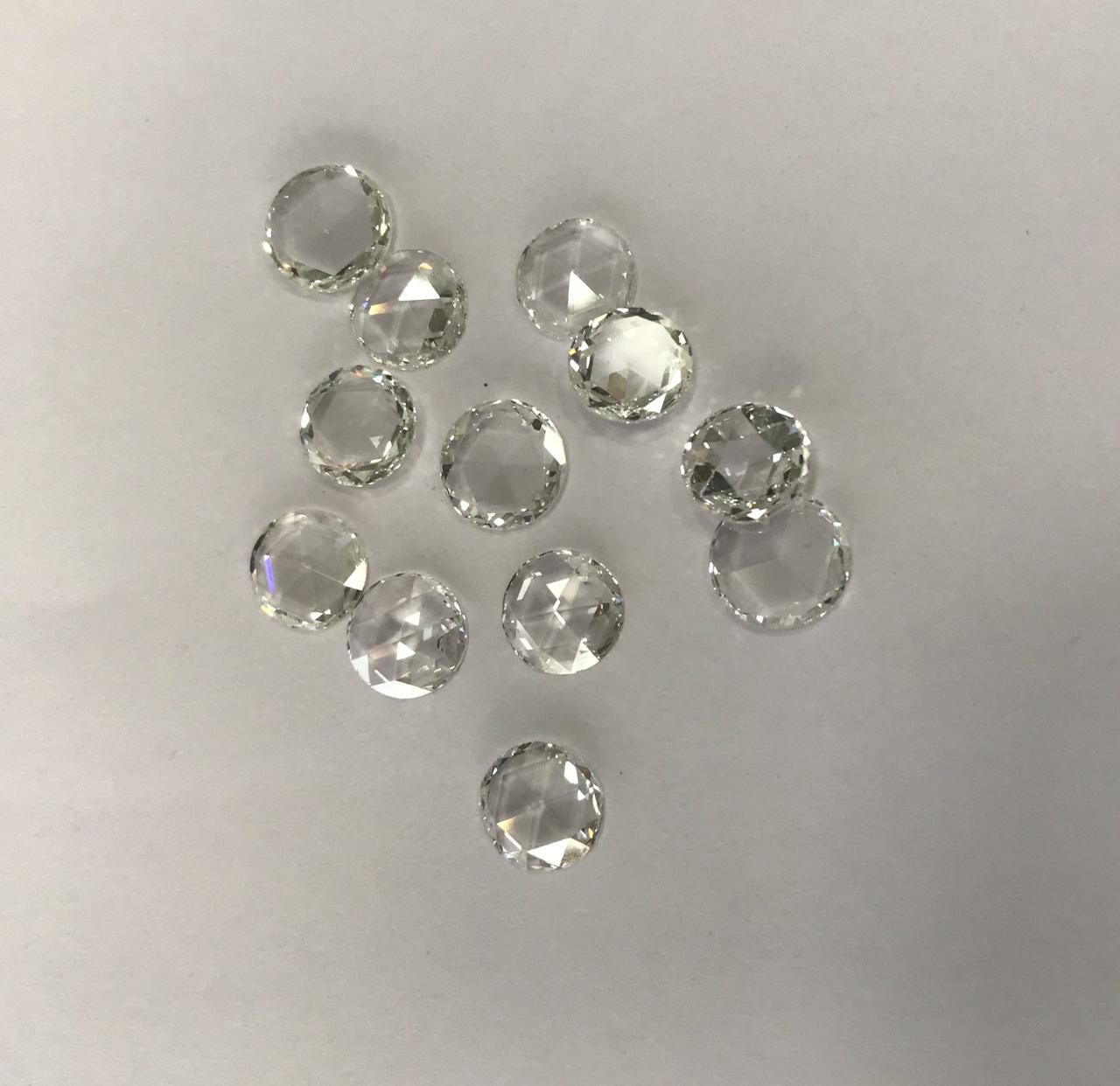 Rose cut Diamonds