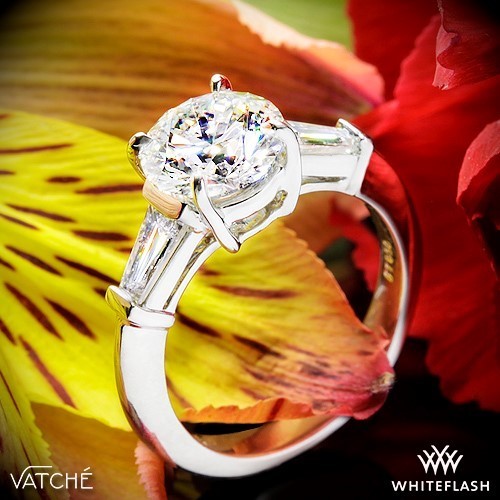 Vatche Classic Tapered Baguette Engagement Ring