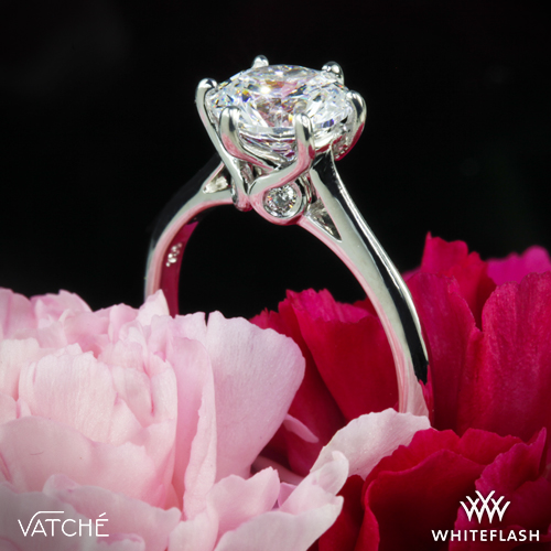 Vatche Swan Solitaire Engagement Ring