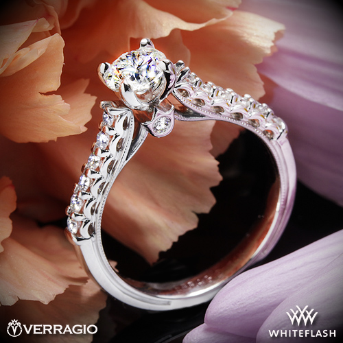Verragio Classic Diamond Engagement Ring set with a 0.627ct A CUT ABOVE