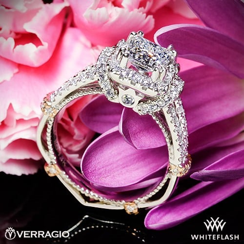 Verragio Pasisian Halo Diamond Engagement Ring
