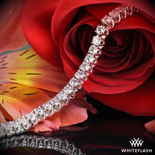 X Prong Diamond Tennis Bracelet with 5.00ctw