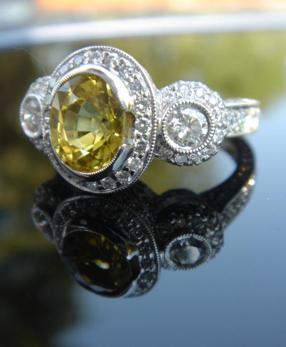 Yellow Sapphire E-ring