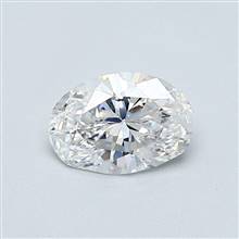 Oval 0.4500 carat, F color, VS2 clarity diamond | 47Jewelry