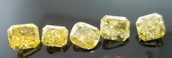 Fancy Vivid Yellow Diamonds