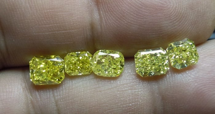 Fancy Vivid Yellow Diamonds