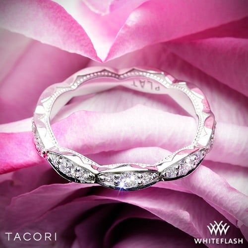 Tacori 46-25ET Sculpted Crescent Eternity Diamond Wedding Ring