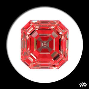 Ideal Scope Image of a 2.02ct Asscher Cut Diamond