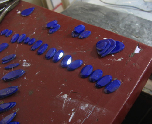 Faceted Lapis from Afghanistan