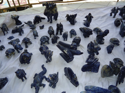 Lapis Carvings from Afghanistan