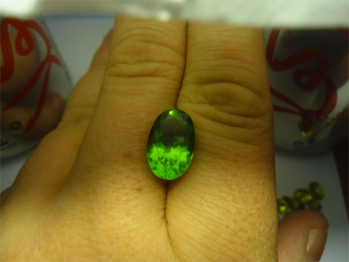 Pakistani Peridot sold in Afghanistan