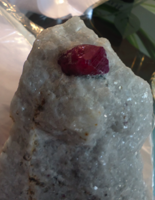 Ruby crystal from Afghanistan