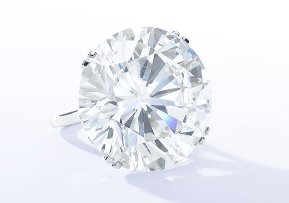 103.46-carat round diamond ring by Graff • Sotheby's