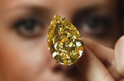 110 carat The Cora Sun Drop Diamond