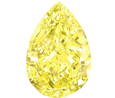 110 carat The Cora Sun Drop Diamond