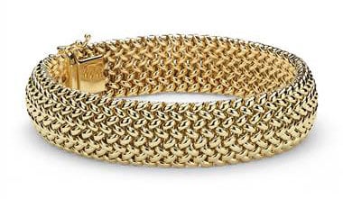 Mesh Bracelet in 14k Yellow Gold at Blue Nile