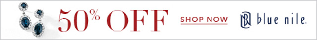 Blue Nile: Cyber Monday Deal 50 Percent Off Banner Blue Nile: Cyber Monday Deal 50 Percent Off Banner