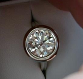 Uniquely Beautiful Diamond Solitaire for 3hearts
