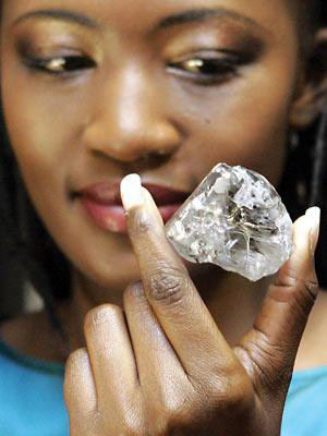 603 carat Lesotho Promise rough diamond