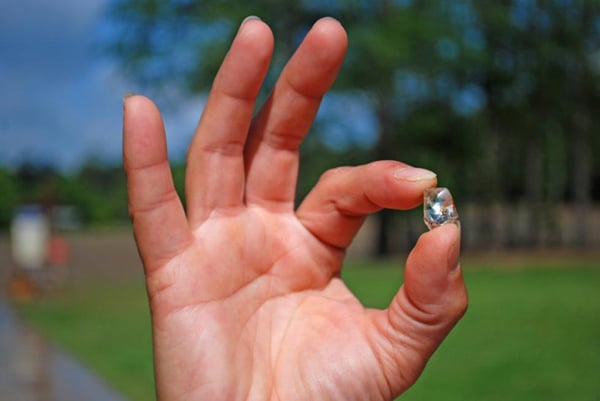 8.66-carat diamond from Crater of Diamonds State Park in Arkansas