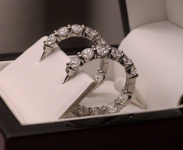 5-carat diamond hoop earrings 5-carat diamond hoop earrings