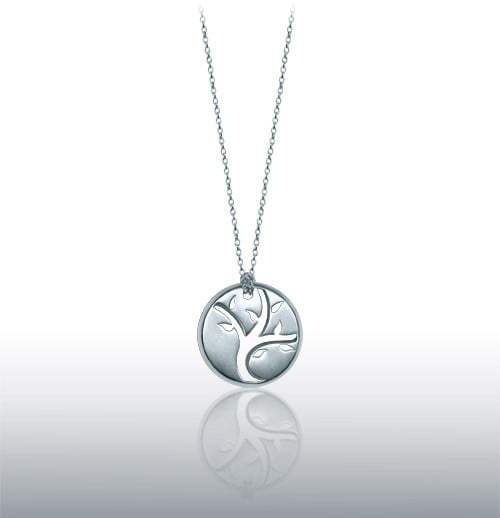 Alex Woo Open Tree of Life Pendant in Sterling Silver