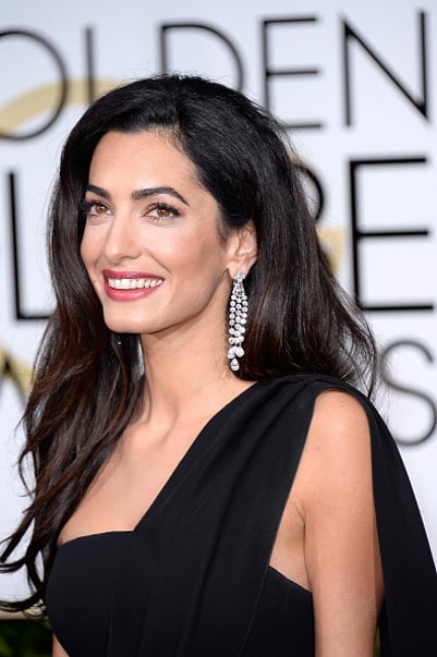 2015 Golden Globes Amal Alamuddin Clooney