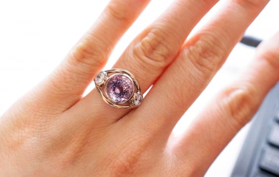 Amethyst and diamond ring - Image by sonyachancs