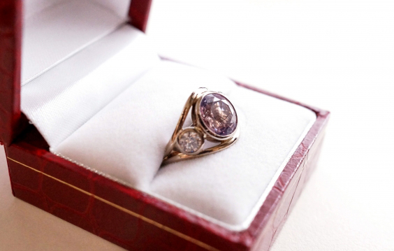 Amethyst and diamond ring - Image by sonyachancs