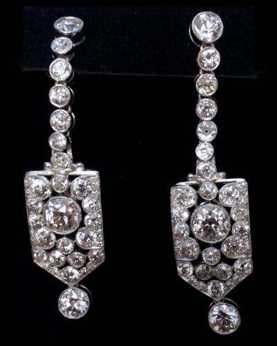 Antique Diamond Earrings Revamped