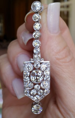 Antique Diamond Earrings Revamped