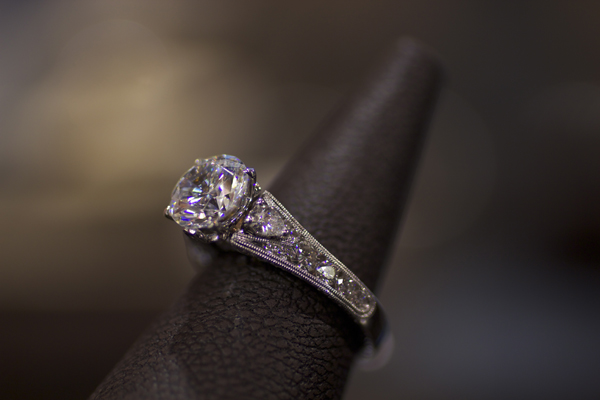 Beaudry Couture diamond engagement ring