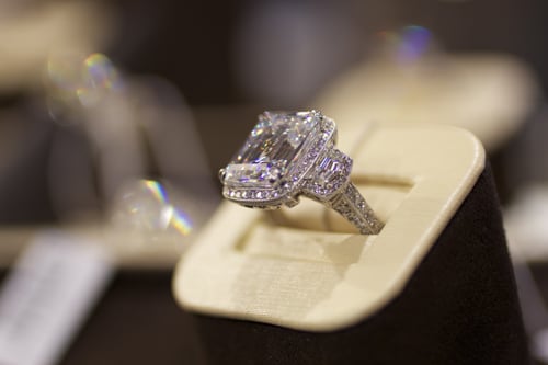 Beaudry Couture diamond engagement ring