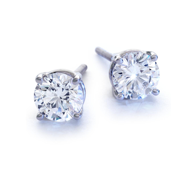 1.10-carat diamond studs from Blue Nile