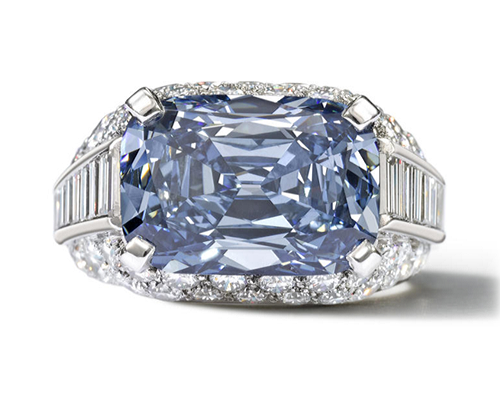 Rare Blue Diamond Ring by Bulgari to be Auctioned at Bonhams in April 2013