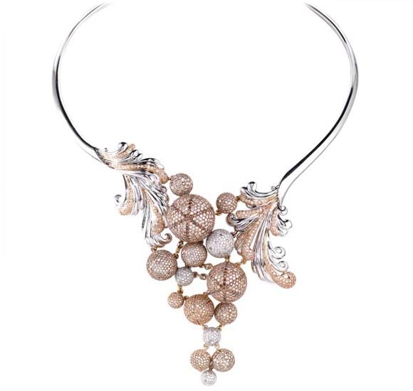 Bulles de Champagne Collier Rio Tinto Argyle Diamond Jewelry Collection