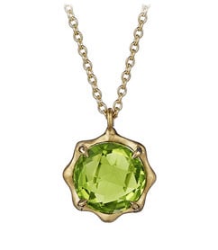 Carelle peridot necklace at Tivol