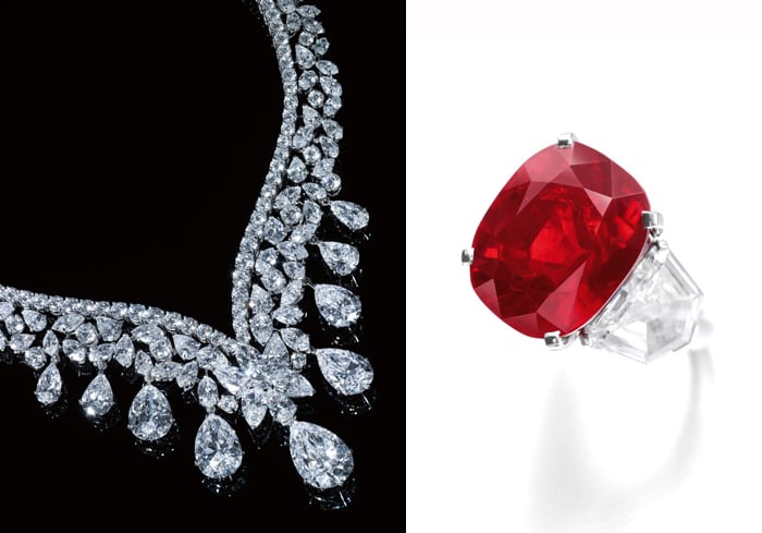 Cartier diamond necklace, Sunrise Ruby • Sotheby's Geneva