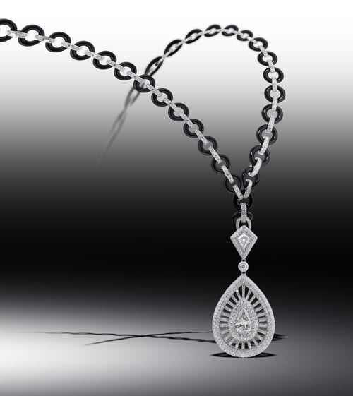 Centurion Design Awards 2014 - Siera Diamond and onyx necklace