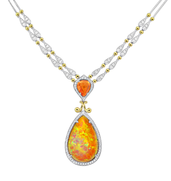 Centurion Design Awards 2014 - Spark Creations opal necklace