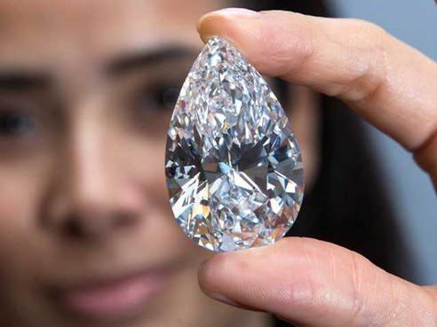 The 101.73-carat 'Winston Legacy' diamond