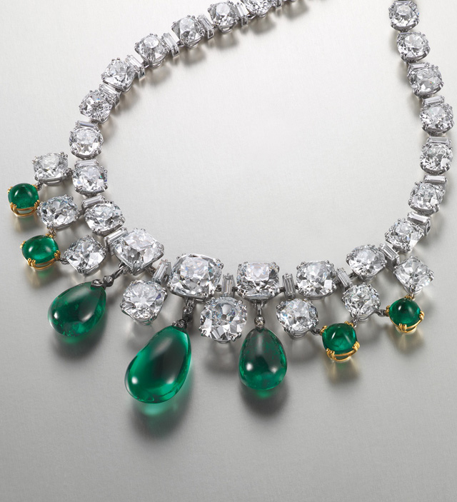 Exceptional emerald and diamond necklace by Boucheron, Christie's Hong Kong