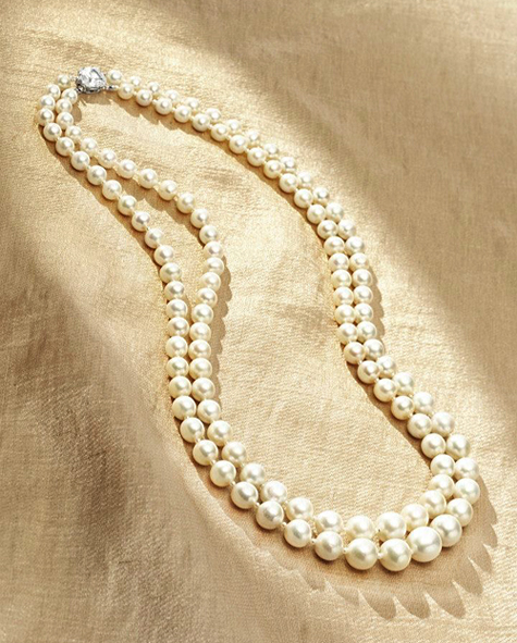 Rare Double-Strand Natural Pearl Necklace, Christie's New York