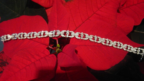 Deco Style Diamond Bracelet