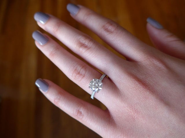 Hearts and Arrows Diamond Engagement Ring Hearts and Arrows Diamond Engagement Ring